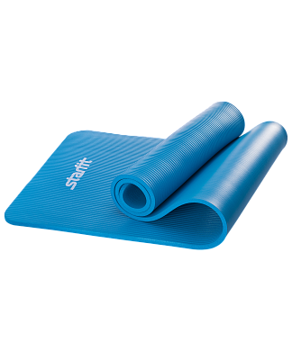 Коврик для йоги FM-301, NBR, 183x58x1,2 см Синий